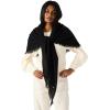 Anne Klein womens Boucle Triangle Scarf(Black)