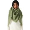 Anne Klein womens Boucle Triangle Scarf(Olive)