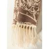 Anne Klein womens Tonal Floral Scarf(Sepia)