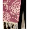 Anne Klein womens Tonal Floral Scarf(Wine)