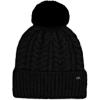 Anne Klein Womens Getaway Cable Beanie(Black)