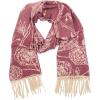 Anne Klein womens Tonal Floral Scarf(Wine)