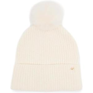 Anne Klein Chenille Beanie, Ivory