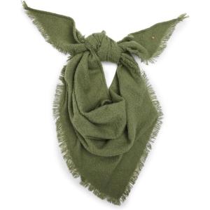 Anne Klein womens Boucle Triangle Scarf(Olive)