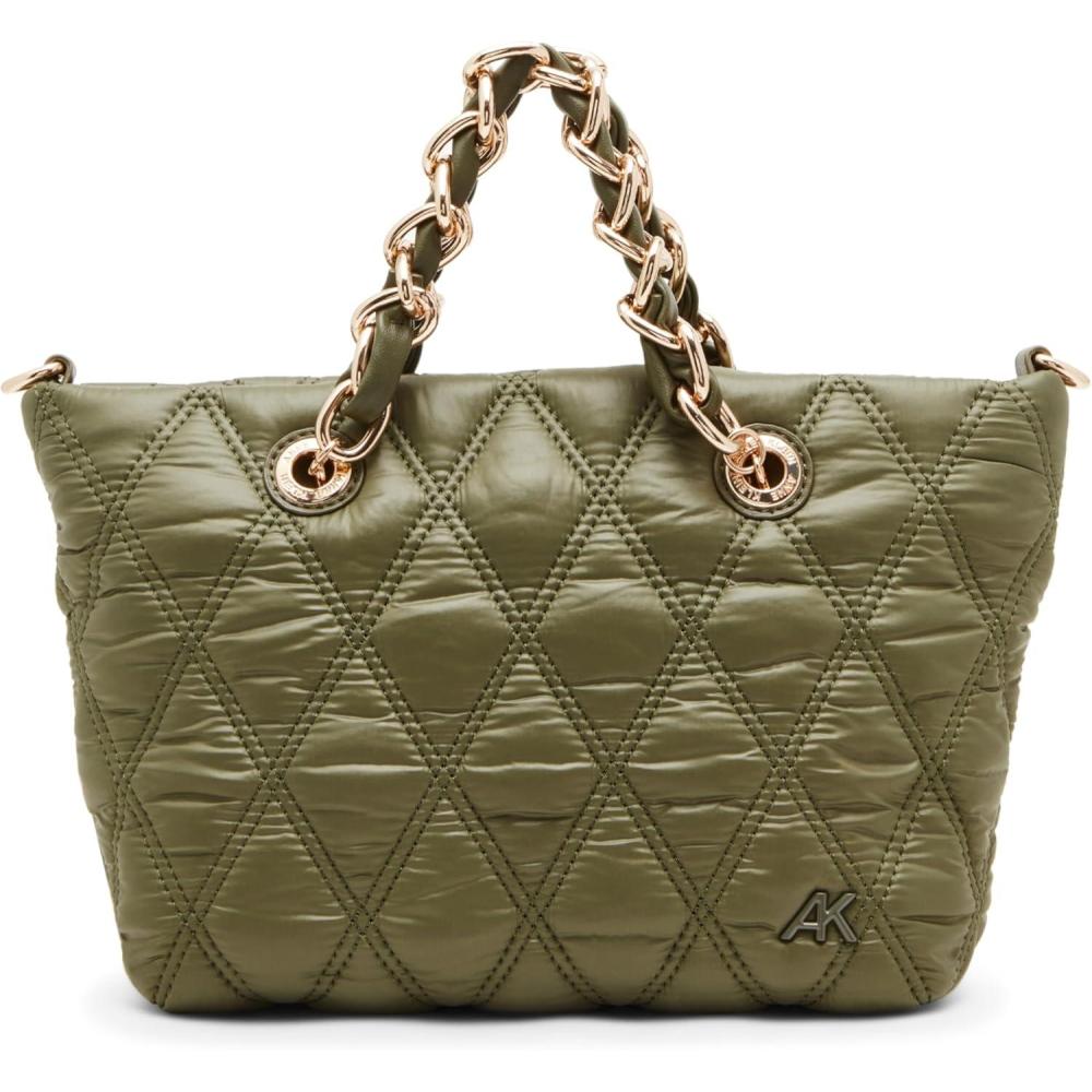 imageAnne Klein Quilted Nylon Small Tote with Convertible Strap
