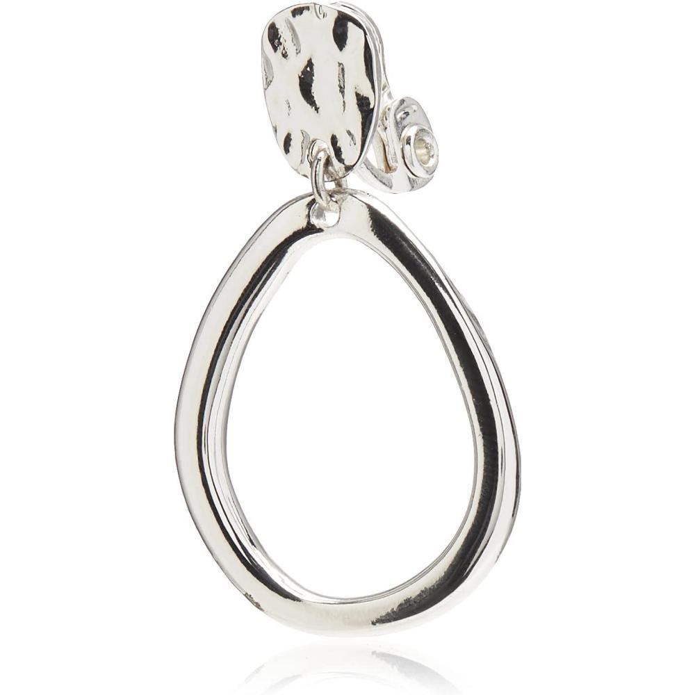 imageAnne Klein Womens Comfort Clip EarringsSilver