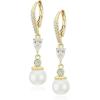 Anne Klein Drop Earrings(Gold)