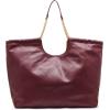 Anne Klein Large stitched quilted tote with chain strap