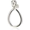 Anne Klein Women’s Comfort Clip Earrings(Silver)