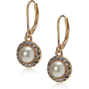 Anne Klein Drop Earrings(white)