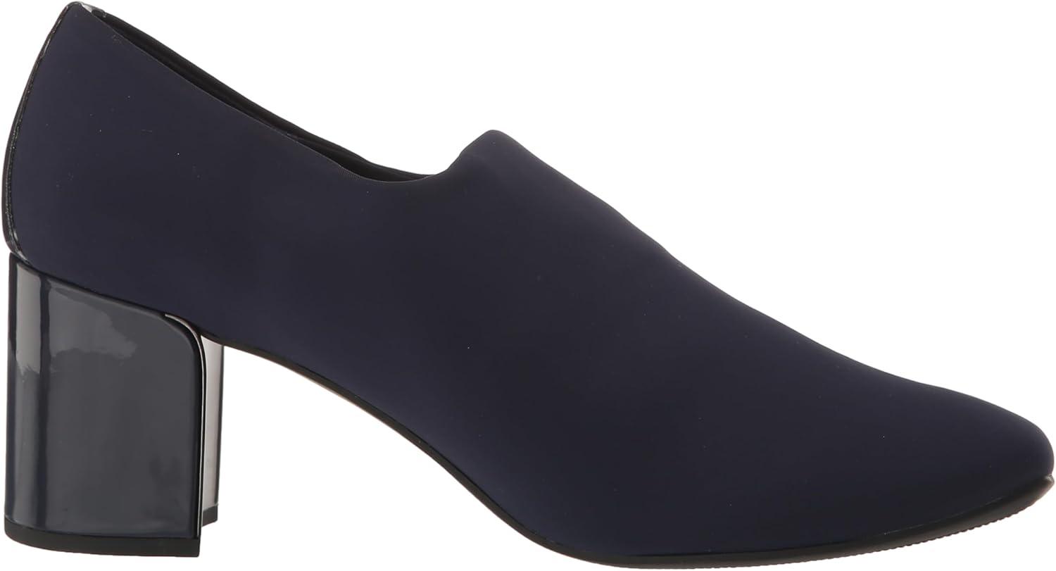 imageAnne Klein Womens Treena Ankle Bootie Heel Boot Navy 95 M
