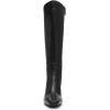 Anne Klein Women’s Perfektion Mid Calf Boot, Black Smooth, 11