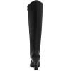 Anne Klein Women’s Perfektion Mid Calf Boot, Black Smooth, 11