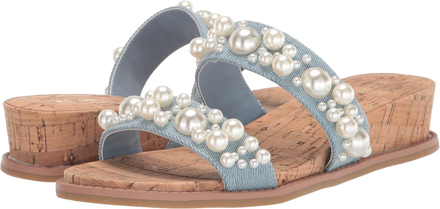 imageAnne Klein Womens Slide SandalDenim