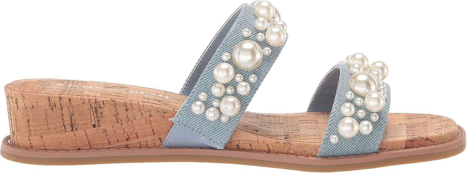 imageAnne Klein Womens Slide SandalDenim