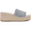Anne Klein Women’s Cruz Espadrille Wedge Sandal(Light Blue)