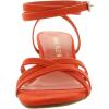 Anne Klein Women’s Mellie Heeled Sandal(Poppy)