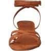 Anne Klein Women’s Mellie Heeled Sandal(Saddle)