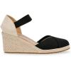 Anne Klein Women’s Zuri Wedge Sandal(Black)