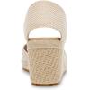 Anne Klein Women’s Zuri Wedge Sandal(Navy)