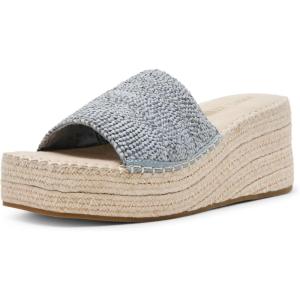 Anne Klein Women’s Cruz Espadrille Wedge Sandal(Light Blue)