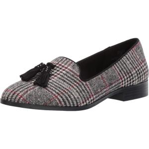 Anne Klein Women’s Duval Loafer Flat(Black/White)