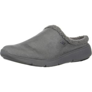 Anne Klein Women’s Teaser Sneaker Mule Slipper(Pewter)