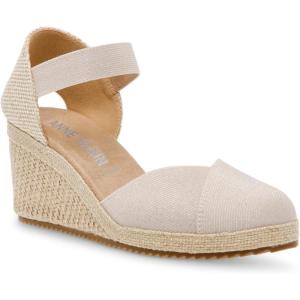 Anne Klein Women’s Zuri Wedge Sandal(Navy)