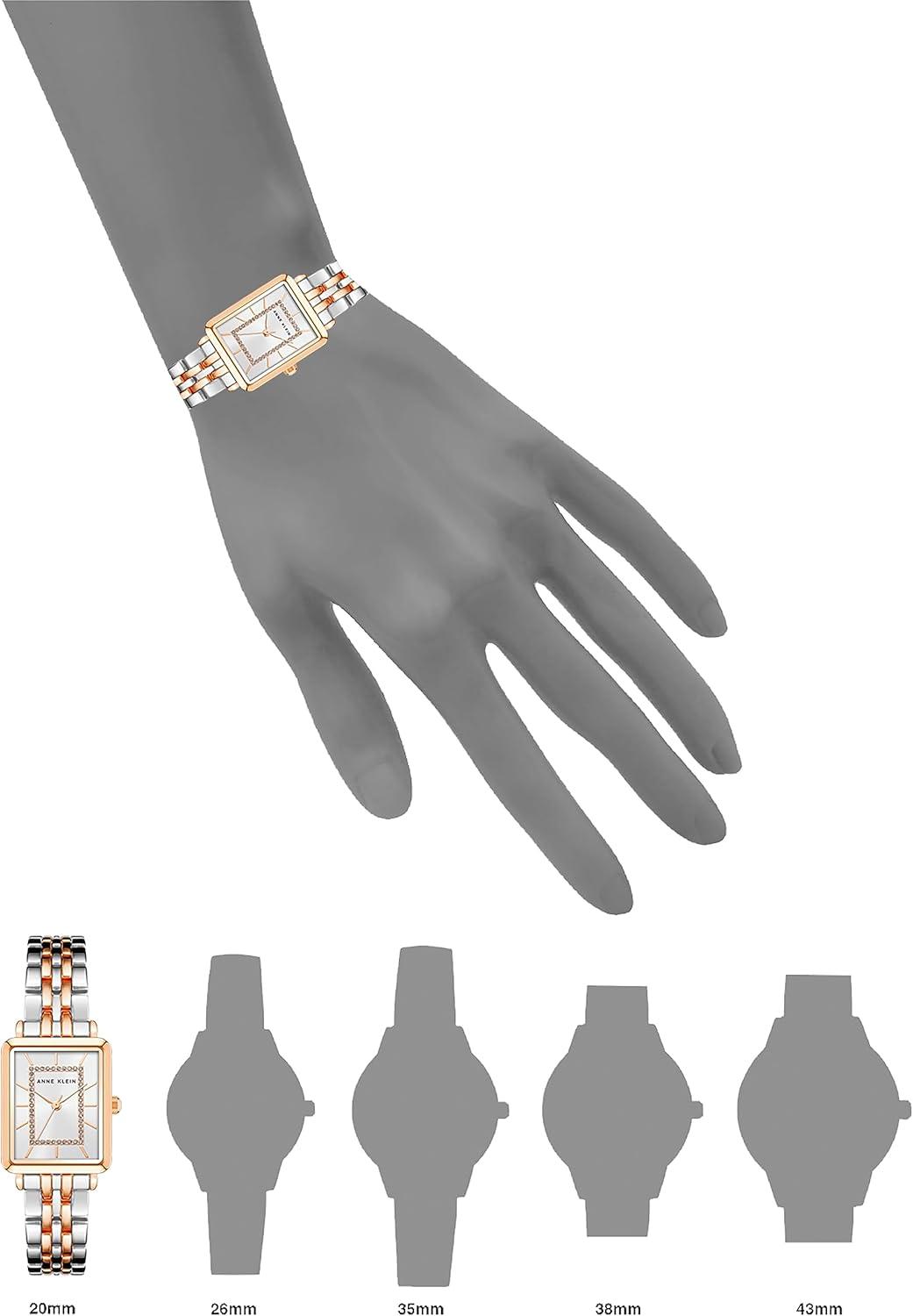 imageAnne Klein Womens Glitter Accented Bracelet Watch