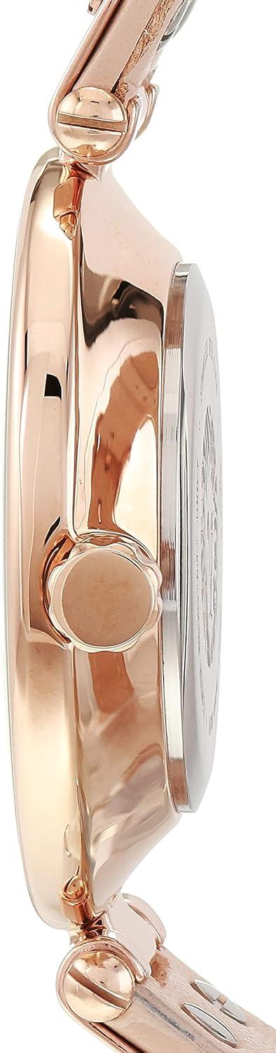 imageAnne Klein Womens Leather Strap WatchBlushRose Gold