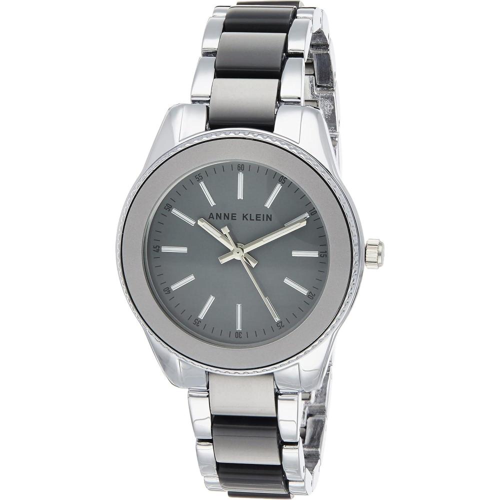 imageAnne Klein Womens Resin Bracelet WatchGray