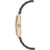 Anne Klein Women’s Ceramic Bracelet Watch(Black/Gold)