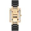 Anne Klein Women’s Ceramic Bracelet Watch(Black/Gold)