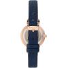 Anne Klein Women’s Easy-to-Read Navy Leather Strap Watch, AK/2156NVRG