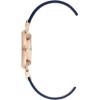 Anne Klein Women’s Easy-to-Read Navy Leather Strap Watch, AK/2156NVRG