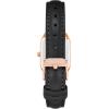 Anne Klein Women’s Leather Strap Watch(Black/Burgundy)