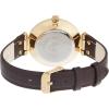 Anne Klein Women’s Leather Strap Watch(Brown)
