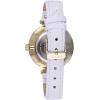 Anne Klein Women’s Leather Strap Watch(White)