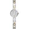 Anne Klein Women’s Premium Crystal Accented Open Bracelet Watch(Two Tone)