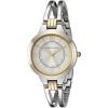 Anne Klein Women’s AK/1441SVTT Two-Tone Open Bangle Watch