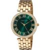 Anne Klein Women’s Premium Crystal Accented Gold-Tone Bracelet Watch, AK/2230GNGB