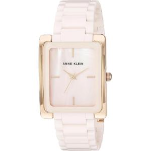 Anne Klein Women’s Ceramic Bracelet Watch(Light Pink/Rose Gold)