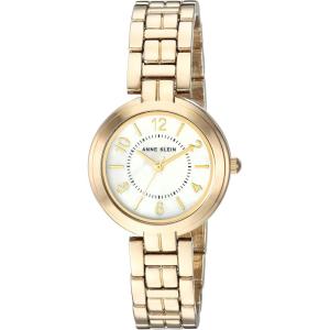Anne Klein Women’s Gold-Tone Bracelet Watch (AK/3070MPGB)