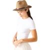 Anne Klein Classic Fedora Hat, Latte