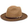 Anne Klein Classic Fedora Hat, Latte