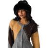 Anne Klein Womens Fur Trim Beanie(Black)