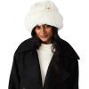 Anne Klein Womens Fur Trim Beanie(Ivory)