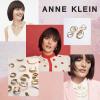 Anne Klein Silver Tone and Crystal Pave Stud Earrings(Silver Tone)