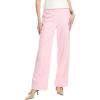 Anne Klein Women’s Pull-on Wide Leg W Pocket Flap(Peony Pink)