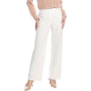 Anne Klein Women’s Pull-on Wide Leg W Pocket Flap(White Dove)